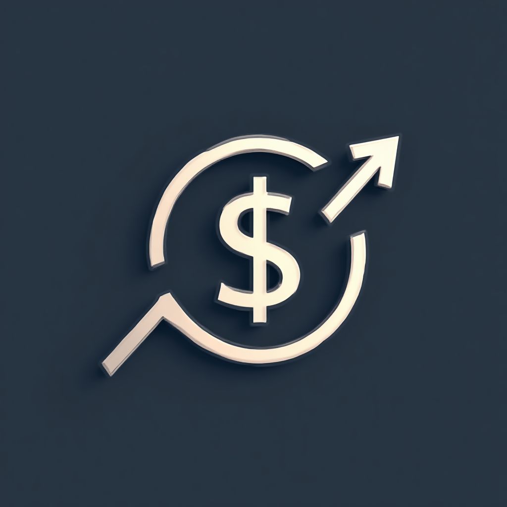 Ícono de reducción de costos